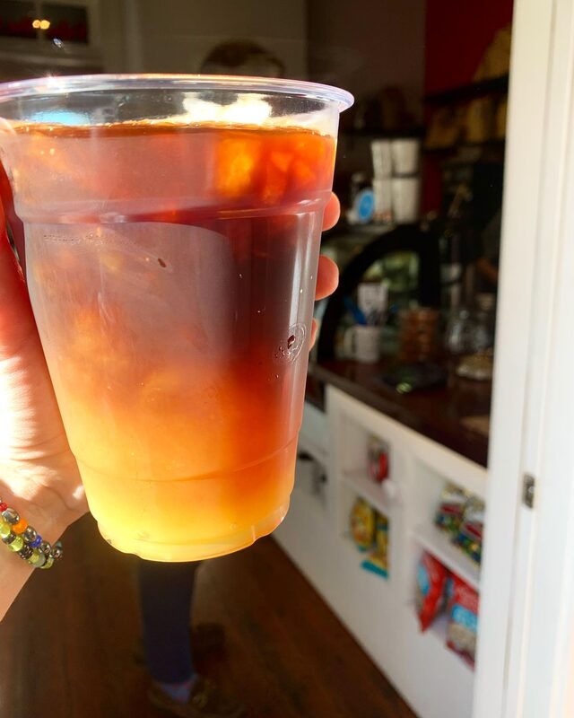 The Bumble Bee cold brew with OJ