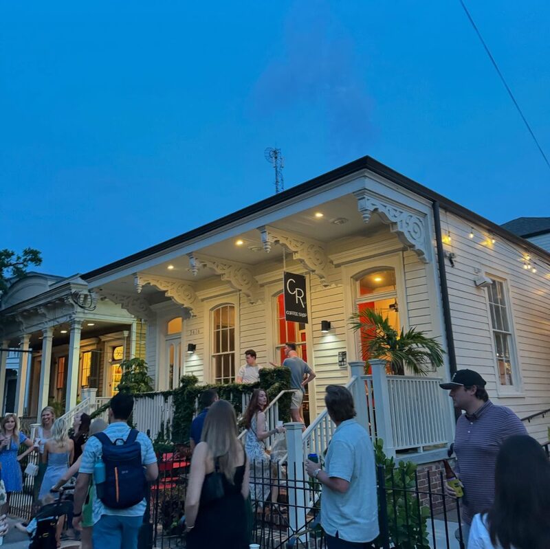Champagne Stroll on Magazine Street at CR Coffee