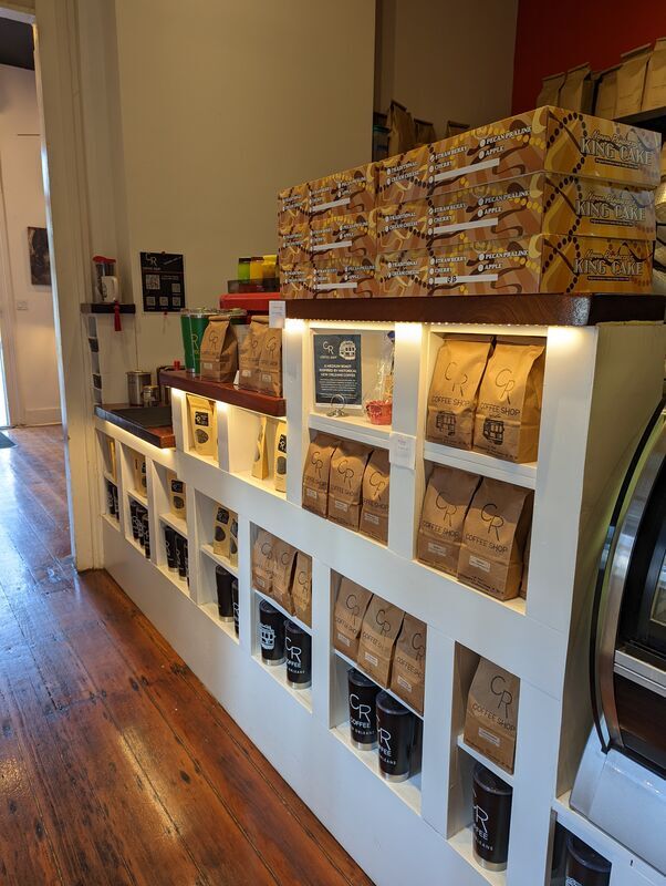 Retail products wall