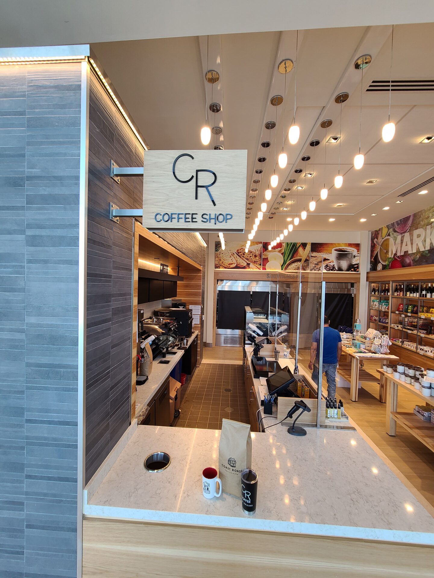 CR Coffee kiosk at MSY Airport